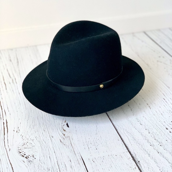 rag & bone Accessories - Rag & Bone Floppy Brim Felted Wool Fedora Hat